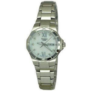 Casio Sheen Swarovski®Studded Dial Analog Quartz